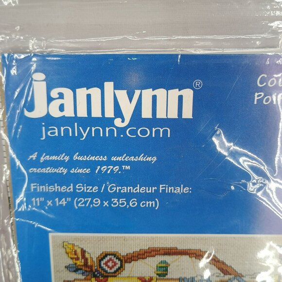 Janlynn Web Of Life Counted Cross Stitch Kit With Aida Fabric & Floss 11" X 14" - Picture 4 of 7